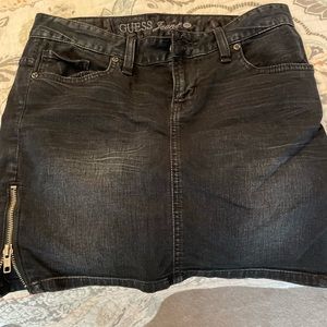 Guess black wash skirt size 24